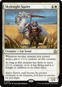 Skyknight Squire - Foundations - Magic: The Gathering card