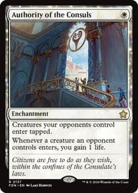 Authority of the Consuls - Foundations - Magic: The Gathering card
