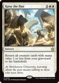 Raise the Past - Foundations - Magic: The Gathering card