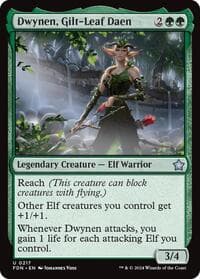 Dwynen, Gilt-Leaf Daen - Foundations - Magic: The Gathering card