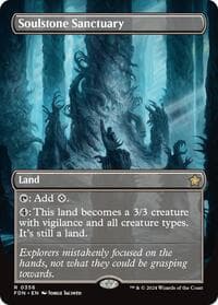 Soulstone Sanctuary (Borderless) - Foundations - Magic: The Gathering card