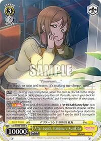 After Lunch, Hanamaru Kunikida - Love Live! School idol festival 2 MIRACLE LIVE! - Weiss Schwarz card