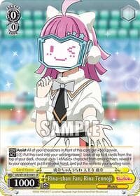 Rina-chan Fan, Rina Tennoji (SR) - Love Live! School idol festival 2 MIRACLE LIVE! - Weiss Schwarz card