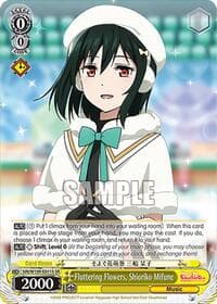 Fluttering Flowers, Shioriko Mifune (SR) - Love Live! School idol festival 2 MIRACLE LIVE! - Weiss Schwarz card