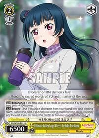 Ultimate Fallen Angel Cheer, Yoshiko Tsushima - Love Live! School idol festival 2 MIRACLE LIVE! - Weiss Schwarz card
