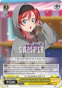 Looking Cool, Mei Yoneme - Love Live! School idol festival 2 MIRACLE LIVE! - Weiss Schwarz card