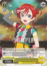 Looking Cool, Mei Yoneme (SR) - Love Live! School idol festival 2 MIRACLE LIVE! - Weiss Schwarz card