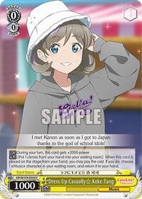 Dress Up Casually Keke Tang - Love Live! School idol festival 2 MIRACLE LIVE! - Weiss Schwarz card