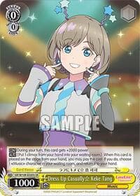 Dress Up Casually Keke Tang (SR) - Love Live! School idol festival 2 MIRACLE LIVE! - Weiss Schwarz card