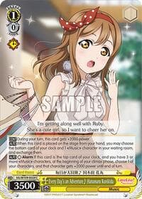 Every Day's an Adventure~ Hanamaru Kunikida - Love Live! School idol festival 2 MIRACLE LIVE! - Weiss Schwarz card