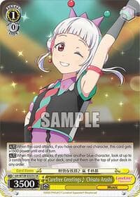 Carefree Greetings~ Chisato Arashi (SR) - Love Live! School idol festival 2 MIRACLE LIVE! - Weiss Schwarz card