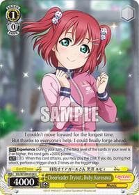 Cheerleader Tryout, Ruby Kurosawa - Love Live! School idol festival 2 MIRACLE LIVE! - Weiss Schwarz card
