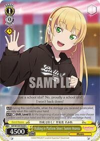 Walking in Platform Shoes! Sumire Heanna - Love Live! School idol festival 2 MIRACLE LIVE! - Weiss Schwarz card