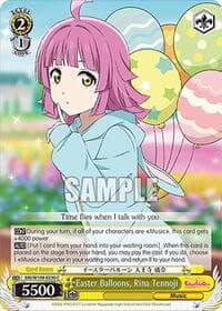 Easter Balloons, Rina Tennoji - Love Live! School idol festival 2 MIRACLE LIVE! - Weiss Schwarz card