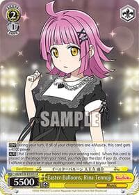Easter Balloons, Rina Tennoji (SR) - Love Live! School idol festival 2 MIRACLE LIVE! - Weiss Schwarz card
