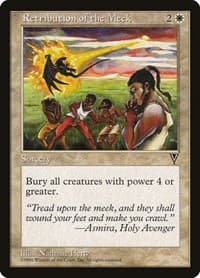 Retribution of the Meek - Visions - Magic: The Gathering card
