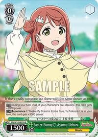 Easter Bunny Ayumu Uehara - Love Live! School idol festival 2 MIRACLE LIVE! - Weiss Schwarz card
