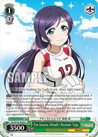 I'm Gonna Attack! Nozomi Tojo - Love Live! School idol festival 2 MIRACLE LIVE! - Weiss Schwarz card