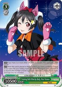 Training Both Mind & Body, Nico Yazawa (SR) - Love Live! School idol festival 2 MIRACLE LIVE! - Weiss Schwarz card