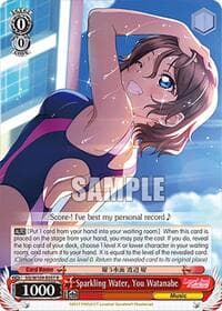 Sparkling Water, You Watanabe - Love Live! School idol festival 2 MIRACLE LIVE! - Weiss Schwarz card