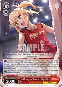 A Change of Pace, Ai Miyashita - Love Live! School idol festival 2 MIRACLE LIVE! - Weiss Schwarz card