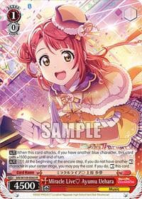 Miracle Live Ayumu Uehara - Love Live! School idol festival 2 MIRACLE LIVE! - Weiss Schwarz card