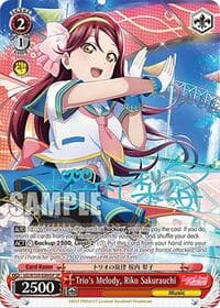 Trio's Melody, Riko Sakurauchi (SP) - Love Live! School idol festival 2 MIRACLE LIVE! - Weiss Schwarz card