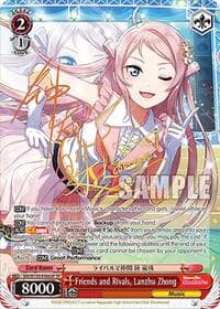 Friends and Rivals, Lanzhu Zhong (SP) - Love Live! School idol festival 2 MIRACLE LIVE! - Weiss Schwarz card