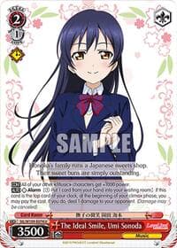 The Ideal Smile, Umi Sonoda - Love Live! School idol festival 2 MIRACLE LIVE! - Weiss Schwarz card