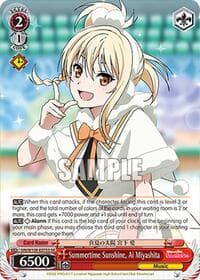 Summertime Sunshine, Ai Miyashita (SR) - Love Live! School idol festival 2 MIRACLE LIVE! - Weiss Schwarz card