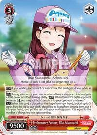 Performance Partner, Riko Sakurauchi - Love Live! School idol festival 2 MIRACLE LIVE! - Weiss Schwarz card