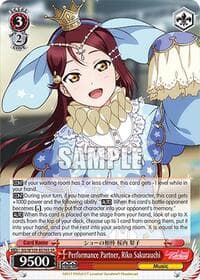 Performance Partner, Riko Sakurauchi (SR) - Love Live! School idol festival 2 MIRACLE LIVE! - Weiss Schwarz card