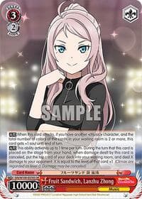 Fruit Sandwich, Lanzhu Zhong (SR) - Love Live! School idol festival 2 MIRACLE LIVE! - Weiss Schwarz card