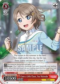 Come a Little Closer, You Watanabe - Love Live! School idol festival 2 MIRACLE LIVE! - Weiss Schwarz card