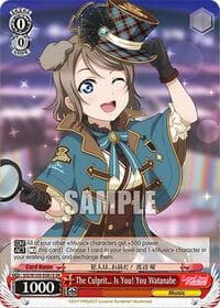 The Culprit Is You! You Watanabe (SR) - Love Live! School idol festival 2 MIRACLE LIVE! - Weiss Schwarz card