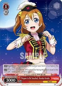 Prepare to Be Smashed, Honoka Kosaka (SR) - Love Live! School idol festival 2 MIRACLE LIVE! - Weiss Schwarz card