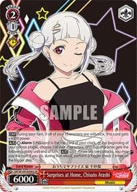 Surprises at Home, Chisato Arashi (SR) - Love Live! School idol festival 2 MIRACLE LIVE! - Weiss Schwarz card