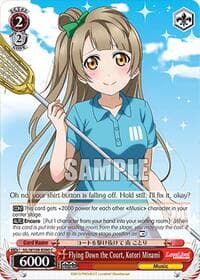 Flying Down the Court, Kotori Minami - Love Live! School idol festival 2 MIRACLE LIVE! - Weiss Schwarz card