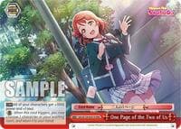 One Page of the Two of Us (RRR) - Love Live! School idol festival 2 MIRACLE LIVE! - Weiss Schwarz card