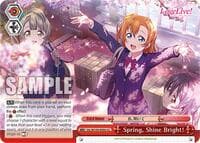 Spring, Shine Bright! - Love Live! School idol festival 2 MIRACLE LIVE! - Weiss Schwarz card