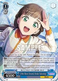 230m Above Ground, Kinako Sakurakoji - Love Live! School idol festival 2 MIRACLE LIVE! - Weiss Schwarz card