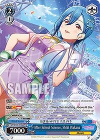 After School Science, Shiki Wakana (SP) - Love Live! School idol festival 2 MIRACLE LIVE! - Weiss Schwarz card