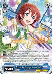 Refresher Sunlight, Emma Verde (SP) - Love Live! School idol festival 2 MIRACLE LIVE! - Weiss Schwarz card