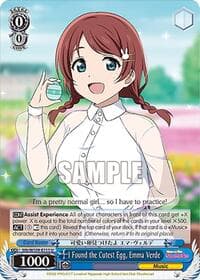I Found the Cutest Egg, Emma Verde - Love Live! School idol festival 2 MIRACLE LIVE! - Weiss Schwarz card