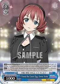 I Found the Cutest Egg, Emma Verde (SR) - Love Live! School idol festival 2 MIRACLE LIVE! - Weiss Schwarz card