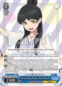 Decorating Home, Ren Hazuki - Love Live! School idol festival 2 MIRACLE LIVE! - Weiss Schwarz card