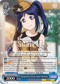 Entranced by Nature, Kanan Matsuura - Love Live! School idol festival 2 MIRACLE LIVE! - Weiss Schwarz card
