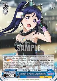 Entranced by Nature, Kanan Matsuura (SR) - Love Live! School idol festival 2 MIRACLE LIVE! - Weiss Schwarz card