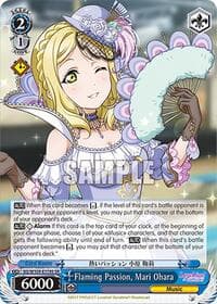 Flaming Passion, Mari Ohara (SR) - Love Live! School idol festival 2 MIRACLE LIVE! - Weiss Schwarz card