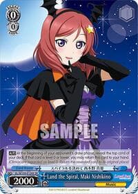 Land the Spiral, Maki Nishikino (SR) - Love Live! School idol festival 2 MIRACLE LIVE! - Weiss Schwarz card